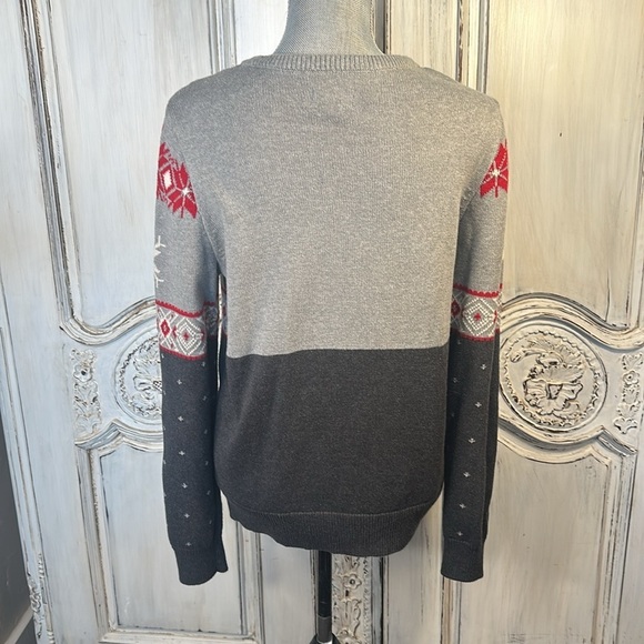 CHAPS 50’s Alpine Look Cozy 100% Cotton Pullover Sweater Mountain Chic Retro - Picture 9 of 13